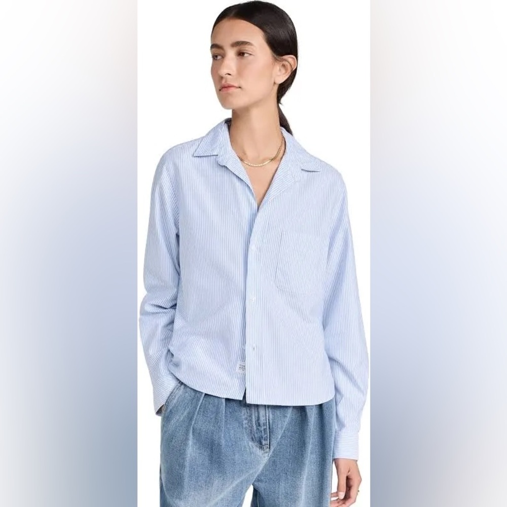 NWOT Frank & Eileen Silvio Striped Shirt